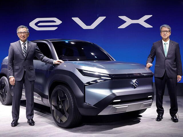 Na Auto Expo 2023 v indickém Dillí byl představen koncept SUZUKI eVX