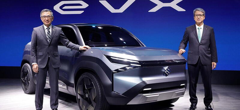 Na Auto Expo 2023 v indickém Dillí byl představen koncept SUZUKI eVX