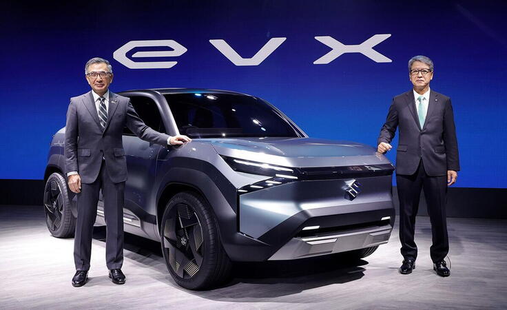 Na Auto Expo 2023 v indickém Dillí byl představen koncept SUZUKI eVX