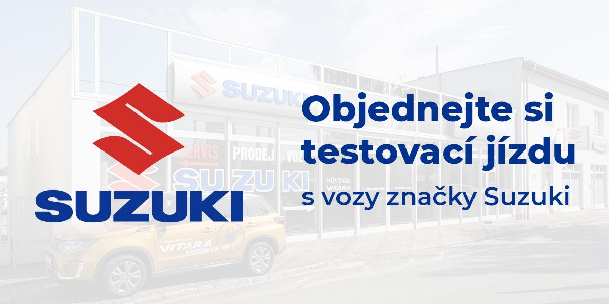 Objednejte si testovací jízdu s vozem Suzuki