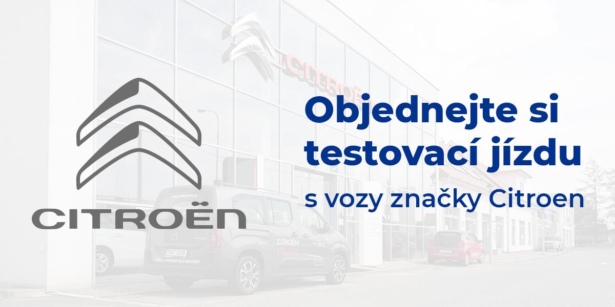 Objednejte si testovací jízdu s vozem Citroën